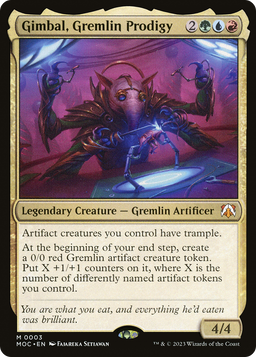Gimbal, Gremlin Prodigy (MOC-003) - March of the Machine Commander Foil