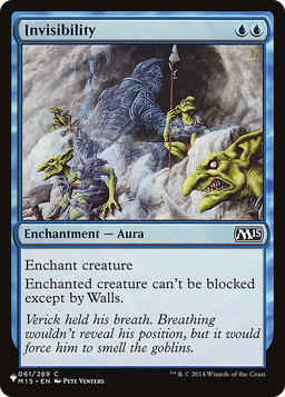Invisibility (PLST-M15-61) - The List