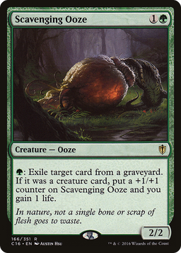 Scavenging Ooze (C16-166) - Commander 2016