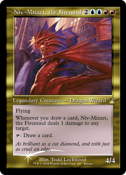 Niv-Mizzet, the Firemind (Retro Frame) (LARP-467) - Ravnica Remastered Foil