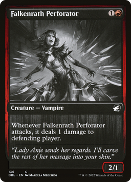 Falkenrath Perforator (DBL-136) - Innistrad: Double Feature Foil