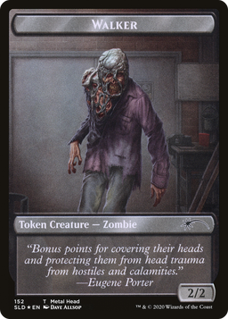 Walker (Metal Head // Treasure) Double-sided Token (SLD-152 // 153) - Secret Lair Drop Foil