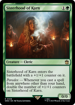 Sisterhood of Karn (WHO-109) - Doctor Who Foil