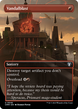 Vandalblast (Borderless) (CMM-646) - Commander Masters Foil
