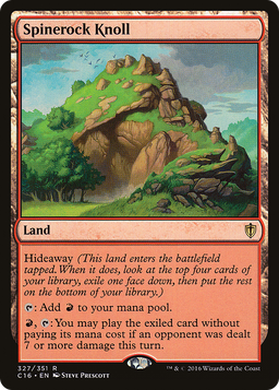 Spinerock Knoll (C16-327) - Commander 2016