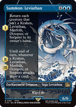 Summon: Leviathan (Borderless) (FIN-361) - FINAL FANTASY: (enchantment)