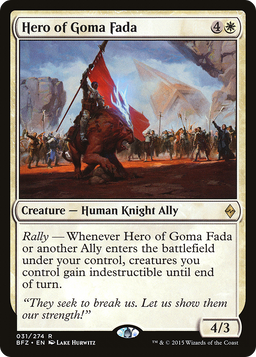 Hero of Goma Fada (BFZ-031) - Battle for Zendikar