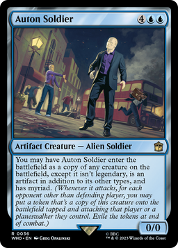 Auton Soldier (WHO-036) - Doctor Who Foil