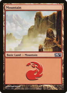 Mountain (245) (M12-245) - Magic 2012 Foil
