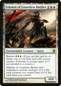 Eidolon of Countless Battles (BNG-007) - Born of the Gods: (enchantment) Foil
