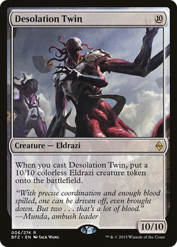Desolation Twin (BFZ-006) - Battle for Zendikar Foil