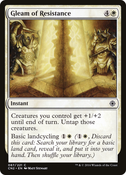Gleam of Resistance (CN2-087) - Conspiracy: Take the Crown Foil