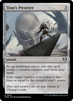 Titan's Presence (CMM-810) - Commander Masters