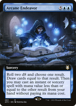 Arcane Endeavor (Extended Art) (AFC-283) - Forgotten Realms Commander: (Extended Art)