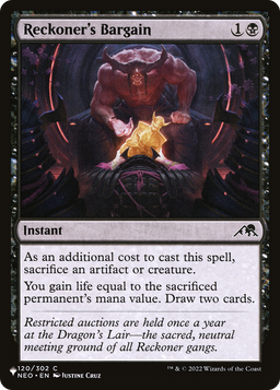 Reckoner's Bargain (LIST-120/302) - The List