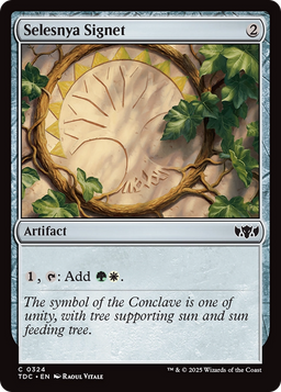 Selesnya Signet (TDC-324) - Commander: Tarkir: Dragonstorm