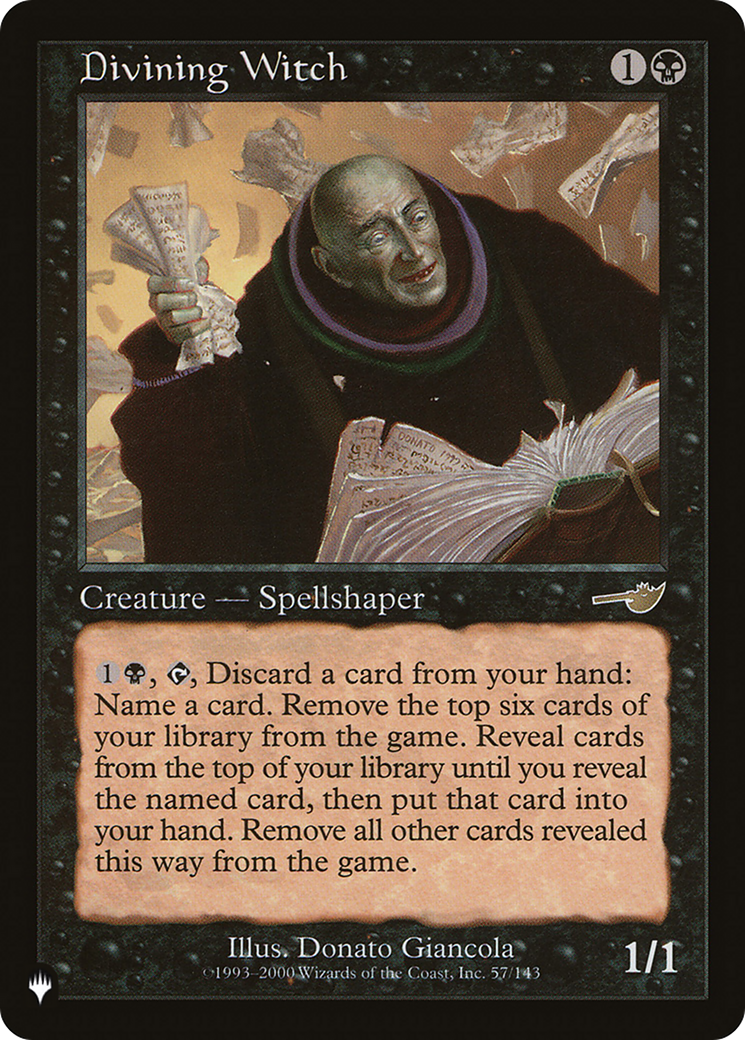 Divining Witch (LIST-57/143) - The List
