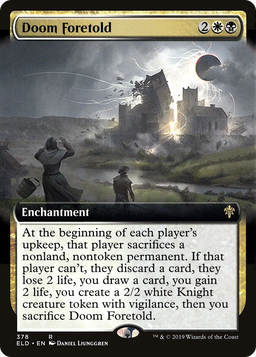 Doom Foretold (Extended Art) (ELD-378) - Throne of Eldraine: (Extended Art) Foil