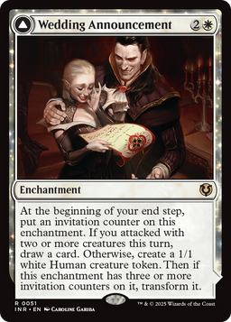 Wedding Announcement (INR-051) - Innistrad Remastered: (enchantment)