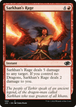 Sarkhan's Rage (J22-594) - Jumpstart 2022
