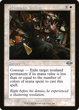 Prismatic Ending (Retro Frame) (MH2-384) - Modern Horizons 2 Etched Foil