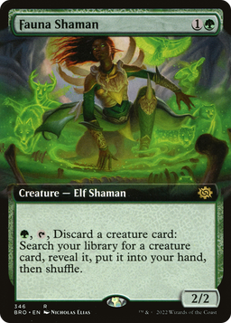 Fauna Shaman (Extended Art) (BRO-346) - The Brothers' War: (Extended Art) Foil