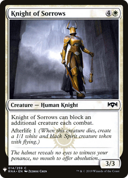 Knight of Sorrows (LIST-RNA-14) - The List