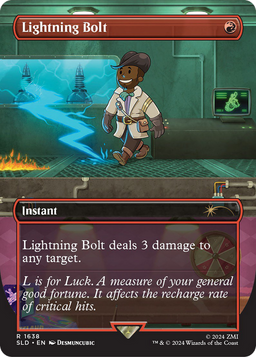 Lightning Bolt (1638) (SLD-1638) - Secret Lair Drop (Borderless)