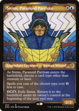 Stenn, Paranoid Partisan (Showcase) (DMU-320) - Dominaria United: (Showcase) Foil