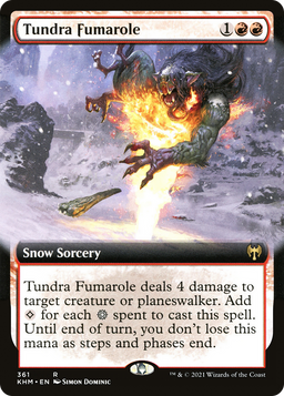 Tundra Fumarole (Extended Art) (KHM-361) - Kaldheim: (Extended Art, snow)
