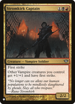 Stromkirk Captain (LIST-143/158) - The List