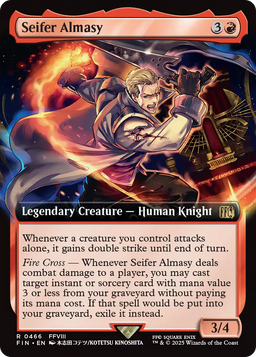 Seifer Almasy (Extended Art) (FIN-466) - FINAL FANTASY: (Extended Art) Foil