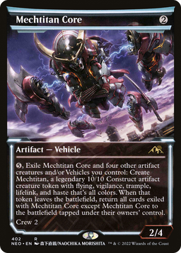 Mechtitan Core (Showcase) (NEO-402) - Kamigawa: Neon Dynasty: (Showcase) Foil