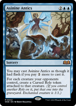 Asinine Antics (WOE-042) - Wilds of Eldraine Foil