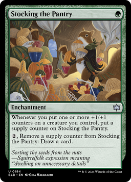 Stocking the Pantry (BLB-194) - Bloomburrow Foil