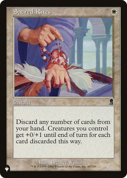 Sacred Rites (LIST-ODY-44) - The List