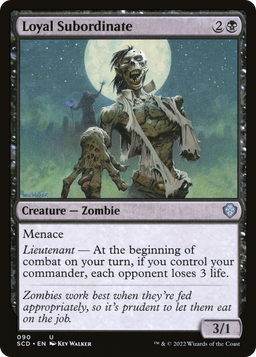 Loyal Subordinate (SCD-090) - Starter Commander Decks