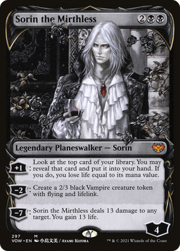 Sorin the Mirthless (Showcase) (VOW-297) - Innistrad: Crimson Vow: (Showcase)