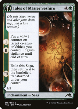 Tales of Master Seshiro (NEO-210) - Kamigawa: Neon Dynasty: (fandfc, enchantment)