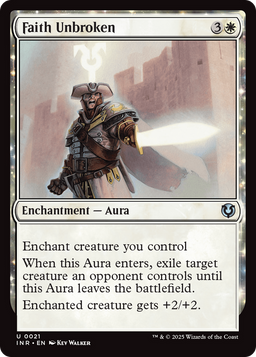 Faith Unbroken (INR-021) - Innistrad Remastered: (enchantment) Foil