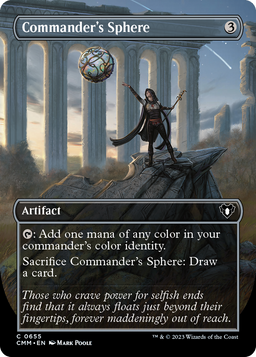 Commander's Sphere (Borderless) (CMM-655) - Commander Masters Foil