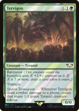 Tervigon (Surge Foil) (40K-100) - Warhammer 40,000 Commander Foil