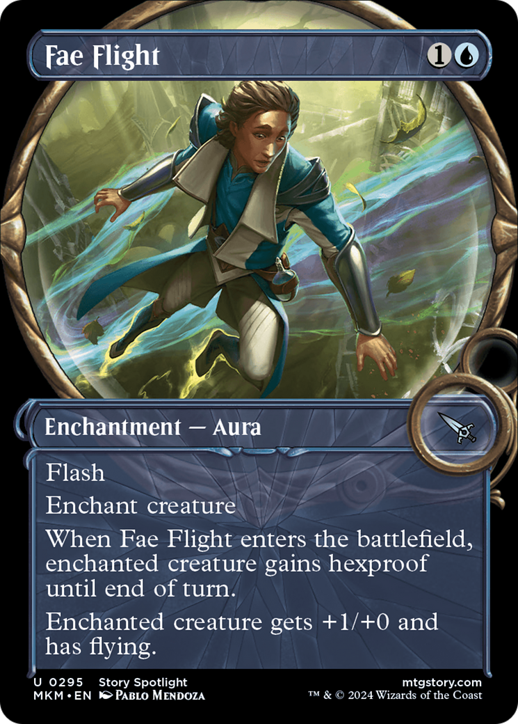 Fae Flight (Showcase) (MKM-295) - Murders at Karlov Manor: (Showcase) Foil