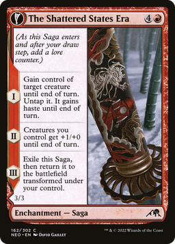 The Shattered States Era (NEO-162) - Kamigawa: Neon Dynasty: (fandfc, enchantment) Foil