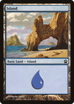 Island (237) (THS-237) - Theros Foil