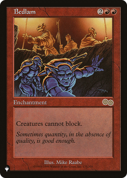 Bedlam (LIST-175/350) - The List