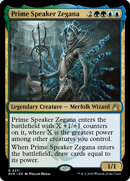 Prime Speaker Zegana (RVR-211) - Ravnica Remastered Foil