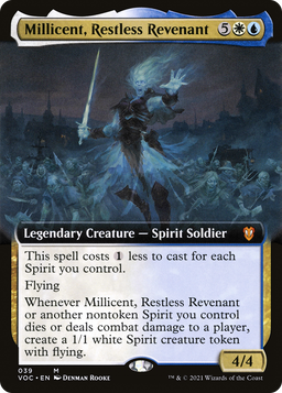 Millicent, Restless Revenant (Extended Art) (VOC-039) - Crimson Vow Commander: (Extended Art)