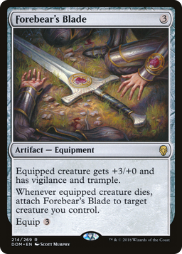 Forebear's Blade (DOM-214) - Dominaria Foil