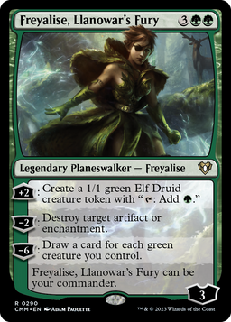 Freyalise, Llanowar's Fury (CMM-290) - Commander Masters